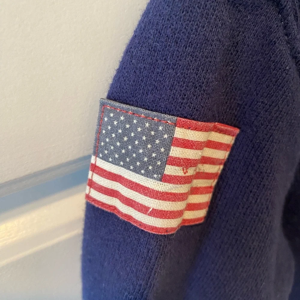 Ralph Lauren Navy Zip Up Hoodie
